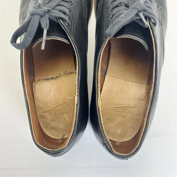 Red Wing 9043 Beckman Featherstone Black Oxford Dress Shoes Mens Sz 10 D Lace-up